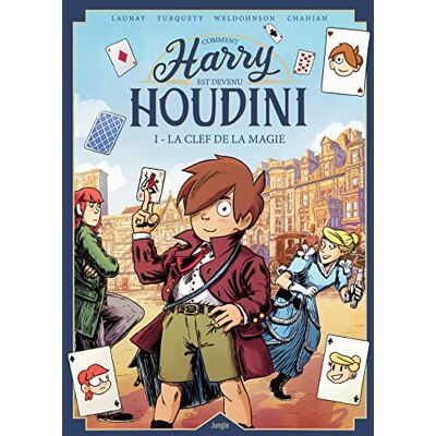 Turquety, François Harry Houdini tome 1 La clef de la magie - Publicité Turquety, François Harry Houdini tome 1 La clef de la magie - Publicité