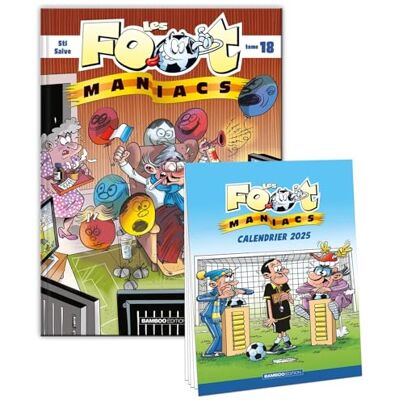 Les Footmaniacs tome 18 + calendrier 2025 offert - Publicité Les Footmaniacs tome 18 + calendrier 2025 offert - Publicité