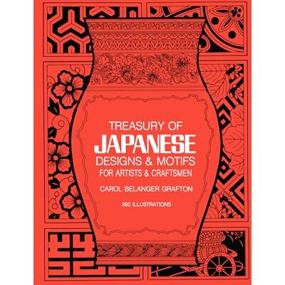 Grafton, Carol Belanger Treasury of Japanese Designs and Motifs for Artists and Craftsmen - Publicité Grafton, Carol Belanger Treasury of Japanese Designs and Motifs for Artists and Craftsmen - Publicité