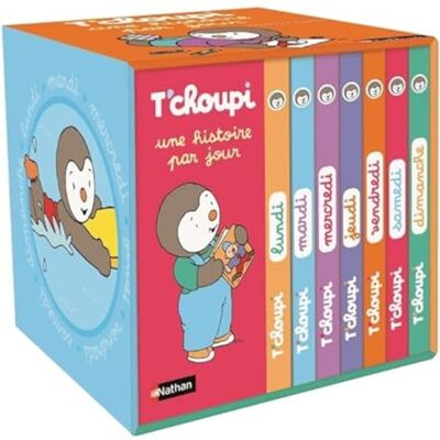 Ma petite bibliothèque de la semaine : 1 livre par jour avec T'choupi - Publicité Ma petite bibliothèque de la semaine : 1 livre par jour avec T'choupi - Publicité