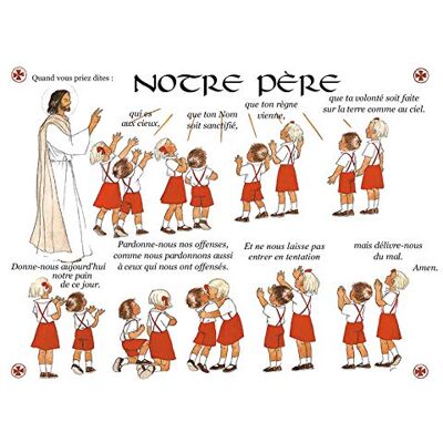 D'Abbadie, Joëlle Carte Notre Père tutoiement (à l'unité) - Publicité D'Abbadie, Joëlle Carte Notre Père tutoiement (à l'unité) - Publicité