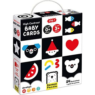 High Contrast Baby Cards 0m+ 3m+ - Publicité High Contrast Baby Cards 0m+ 3m+ - Publicité