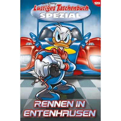 Disney Lustiges Taschenbuch Spezial Band 129: Rennen in Entenhausen - Publicité Disney Lustiges Taschenbuch Spezial Band 129: Rennen in Entenhausen - Publicité