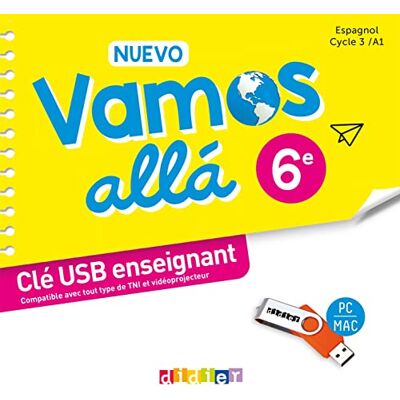 Xxx Nuevo Vamos allá 6e Espagnol Ed.2021 Clé USB - Publicité Xxx Nuevo Vamos allá 6e Espagnol Ed.2021 Clé USB - Publicité