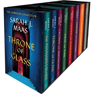 Maas, Sarah J. Throne of Glass Hardcover Box Set - Publicité Maas, Sarah J. Throne of Glass Hardcover Box Set - Publicité