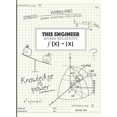 Publishing, Engineering Humor Engineering Notebook: Graph Paper Notebook Quadrille 4 X 4 Quad Ruled Book: 100 Pages (.25" Lab Grid Format), 8" x 10 - Publicité Publishing, Engineering Humor Engineering Notebook: Graph Paper Notebook Quadrille 4 X 4 Quad Ruled Book: 100 Pages (.25" Lab Grid Format), 8" x 10 - Publicité