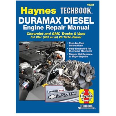 Haynes The Duramax Diesel Engine Repair Manual: All 2001 through 2019 GM 6.6L Duramax V8 diesel engines - Publicité Haynes The Duramax Diesel Engine Repair Manual: All 2001 through 2019 GM 6.6L Duramax V8 diesel engines - Publicité