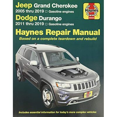 Haynes Jeep Grand Cherokee 2005 Thru 2019 and Dodge Durango 2011 Thru 2019 Repair Manual: Based on Complete Teardown and Rebuild - Publicité Haynes Jeep Grand Cherokee 2005 Thru 2019 and Dodge Durango 2011 Thru 2019 Repair Manual: Based on Complete Teardown and Rebuild - Publicité