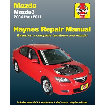 Haynes Mazda3 2004 thru 2011 - Publicité Haynes Mazda3 2004 thru 2011 - Publicité