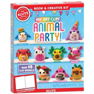 Scholastic Air Dry Clay: Animal Party - Publicité Scholastic Air Dry Clay: Animal Party - Publicité