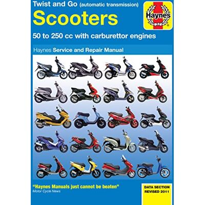 Haynes Twist And Go (Automatic Transmission) Scooters Service And Repair Manual: 50 to 250 cc with carburettor engines - Publicité Haynes Twist And Go (Automatic Transmission) Scooters Service And Repair Manual: 50 to 250 cc with carburettor engines - Publicité