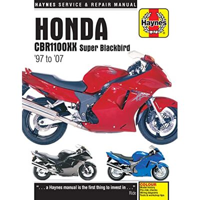 Haynes Honda CBR1100XX Super Blackbird '97 to '07 Service and Repair Manual - Publicité Haynes Honda CBR1100XX Super Blackbird '97 to '07 Service and Repair Manual - Publicité