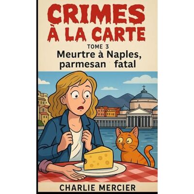 MERCIER, CHARLIE CRIMES À LA CARTE Tome 3 : Meurtre à Naples, parmesan ... fatal: Humour croustillant, romance fondante et meurtres al dente : bienvenue dans un nouveau chapitre de la série “Crimes à la carte - Publicité MERCIER, CHARLIE CRIMES À LA CARTE Tome 3 : Meurtre à Naples, parmesan ... fatal: Humour croustillant, romance fondante et meurtres al dente : bienvenue dans un nouveau chapitre de la série “Crimes à la carte - Publicité