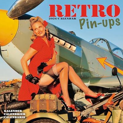 Avonside Publishing Ltd Retro Pin Ups Calendar 2026 Square Sexy Girls Glamour Wall Calendar 16 Month - Publicité Avonside Publishing Ltd Retro Pin Ups Calendar 2026 Square Sexy Girls Glamour Wall Calendar 16 Month - Publicité