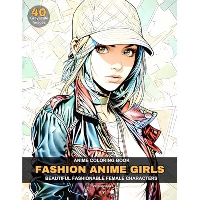 GonZen, Zero Anime Coloring Book: Fashion Anime Girls Beautiful Fashionable Female Characters - Publicité GonZen, Zero Anime Coloring Book: Fashion Anime Girls Beautiful Fashionable Female Characters - Publicité