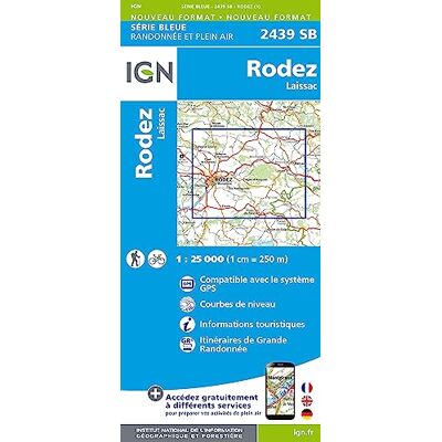 Ign 2439SB Rodez laissac - Publicité Ign 2439SB Rodez laissac - Publicité