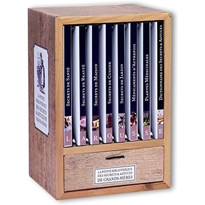 Larousse La petite bibliothèque des secrets & astuces de grands-mères: 8 volumes - Publicité Larousse La petite bibliothèque des secrets & astuces de grands-mères: 8 volumes - Publicité