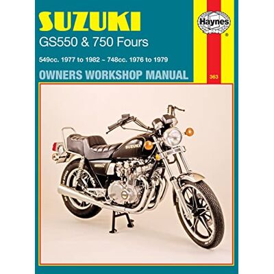 Haynes Suzuki GS550 and GS750 Fours Owners Workshop Manual, No. M363: '76-'82 - Publicité Haynes Suzuki GS550 and GS750 Fours Owners Workshop Manual, No. M363: '76-'82 - Publicité