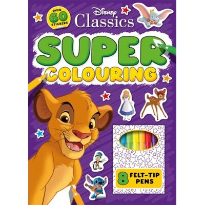 Walt Disney Disney Classics: Super Colouring - Publicité Walt Disney Disney Classics: Super Colouring - Publicité