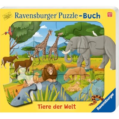Korda, Steffi Ravensburger® Puzzle-Buch: Tiere der Welt - Publicité Korda, Steffi Ravensburger® Puzzle-Buch: Tiere der Welt - Publicité
