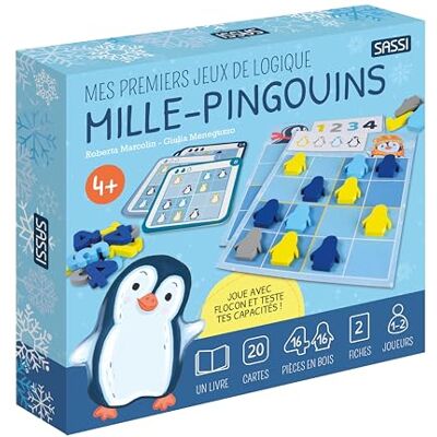 Marcolin, Roberta Mes premiers jeux de logique Mille-pingouins: Joue avec flocon et teste tes capacités ! - Publicité Marcolin, Roberta Mes premiers jeux de logique Mille-pingouins: Joue avec flocon et teste tes capacités ! - Publicité