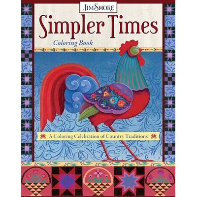 Shore, Jim Simpler Times Coloring Book: A Coloring Celebration of Country Traditions - Publicité Shore, Jim Simpler Times Coloring Book: A Coloring Celebration of Country Traditions - Publicité