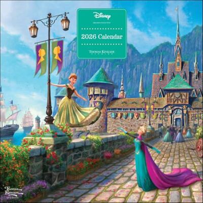Kinkade, Thomas Disney Dreams Collection by Thomas Kinkade Studios 2026 Wall Calendar - Publicité Kinkade, Thomas Disney Dreams Collection by Thomas Kinkade Studios 2026 Wall Calendar - Publicité