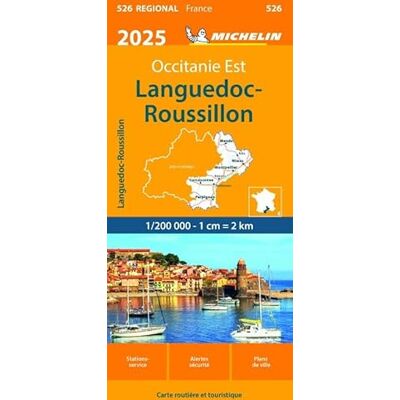 Carte Régionale Languedoc-Roussillon 2025 - Publicité Carte Régionale Languedoc-Roussillon 2025 - Publicité