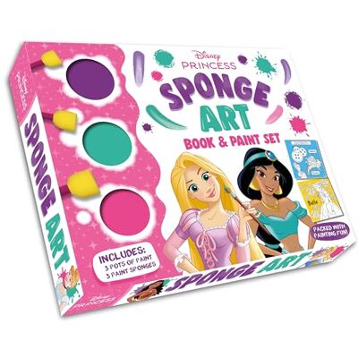 Walt Disney Disney Princess: Sponge Art Book & Paint Set - Publicité Walt Disney Disney Princess: Sponge Art Book & Paint Set - Publicité