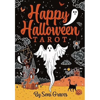 Graves, Soni Happy Halloween Tarot - Publicité Graves, Soni Happy Halloween Tarot - Publicité