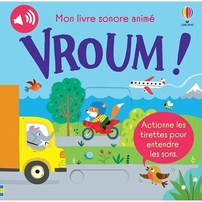Sam Taplin Vroum ! Mon livre sonore animé Dès 6 mois - Publicité Sam Taplin Vroum ! Mon livre sonore animé Dès 6 mois - Publicité
