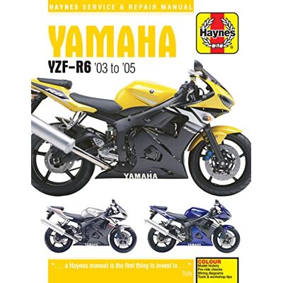 Haynes Yamaha YZF-R6 '03 to '05 Service and Repair Manual - Publicité Haynes Yamaha YZF-R6 '03 to '05 Service and Repair Manual - Publicité