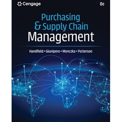 Handfield, Robert Purchasing and Supply Chain Management - Publicité Handfield, Robert Purchasing and Supply Chain Management - Publicité