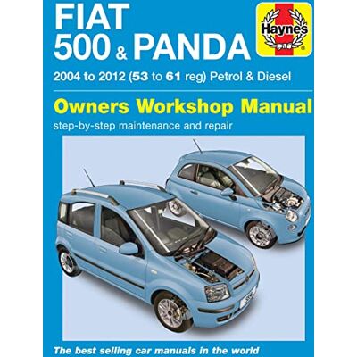 Haynes Publishing Fiat 500 & Panda (04 12) Haynes Repair Manual - Publicité Haynes Publishing Fiat 500 & Panda (04 12) Haynes Repair Manual - Publicité