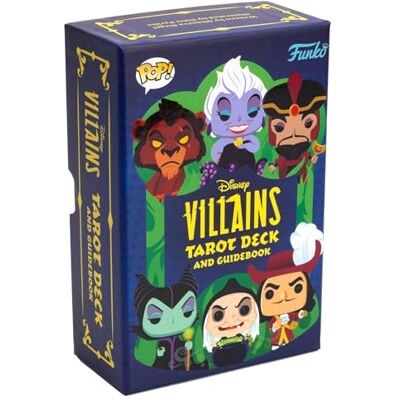 Siegel, Minerva Funko: Disney Villains Tarot Deck and Guidebook - Publicité Siegel, Minerva Funko: Disney Villains Tarot Deck and Guidebook - Publicité