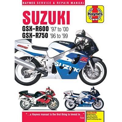 Haynes Suzuki Gsx-r600 '97 to '00 Gsx-r750 '96 to '99 Repair Manual - Publicité Haynes Suzuki Gsx-r600 '97 to '00 Gsx-r750 '96 to '99 Repair Manual - Publicité