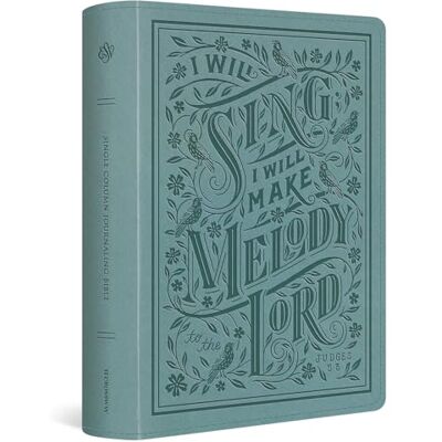 ESV Single Column Journaling Bible, Large Print (Trutone, Paris Sky, Judges 5:3 Design) - Publicité ESV Single Column Journaling Bible, Large Print (Trutone, Paris Sky, Judges 5:3 Design) - Publicité