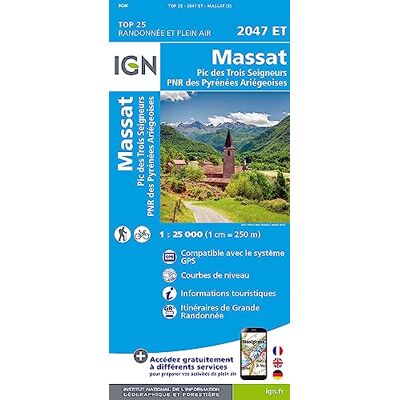 Collectif Massat / Pic des Trois Seigneurs / PNR Pyr. Ariégeoises (2047ET) - Publicité Collectif Massat / Pic des Trois Seigneurs / PNR Pyr. Ariégeoises (2047ET) - Publicité