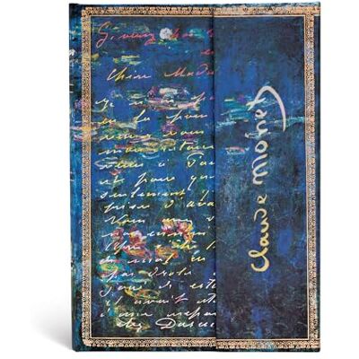 Paperblanks book Carnet Ligné Midi 130x180 mm modèle Les Manuscrits Estampés série Monet (Nénuphars), Lettre à Morisot - Publicité Paperblanks book Carnet Ligné Midi 130x180 mm modèle Les Manuscrits Estampés série Monet (Nénuphars), Lettre à Morisot - Publicité