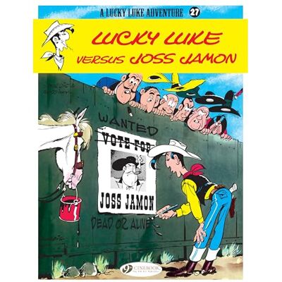 Morris Lucky Luke tome 27 Lucky Luke versus Joss Jamon (27) - Publicité Morris Lucky Luke tome 27 Lucky Luke versus Joss Jamon (27) - Publicité
