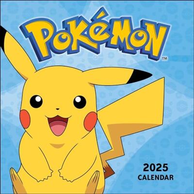 Pokémon 2025 Wall Calendar - Publicité Pokémon 2025 Wall Calendar - Publicité