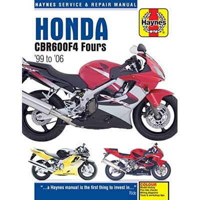 Haynes Honda CBR600F4 Fours '99 to '06 Repair Manual - Publicité Haynes Honda CBR600F4 Fours '99 to '06 Repair Manual - Publicité