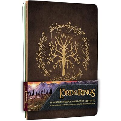 Insight Editions Lord of the Rings Planner Notebook Collection (Set of 3) - Publicité Insight Editions Lord of the Rings Planner Notebook Collection (Set of 3) - Publicité