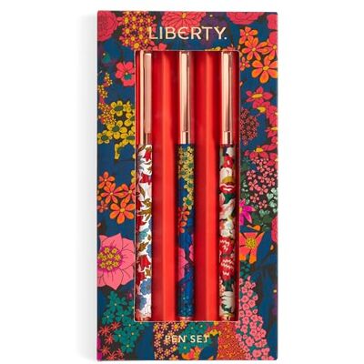 Galison Liberty Floral Everyday Pen Set: Liberty London - Publicité Galison Liberty Floral Everyday Pen Set: Liberty London - Publicité