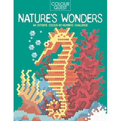 Geremia, Daniela Colour Quest®: Nature’s Wonders: An Extreme Colour-by-Numbers Challenge - Publicité Geremia, Daniela Colour Quest®: Nature’s Wonders: An Extreme Colour-by-Numbers Challenge - Publicité