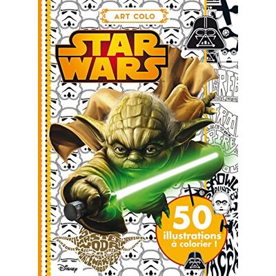 Disney, Walt Star Wars: 50 illustrations à colorier ! - Publicité Disney, Walt Star Wars: 50 illustrations à colorier ! - Publicité