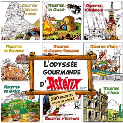 Collectif L'odyssée gourmande d'Astérix: 9 volumes - Publicité Collectif L'odyssée gourmande d'Astérix: 9 volumes - Publicité