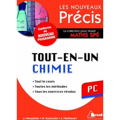 Mesplede, Jacques Précis tout-en-un chimie PC - Publicité Mesplede, Jacques Précis tout-en-un chimie PC - Publicité