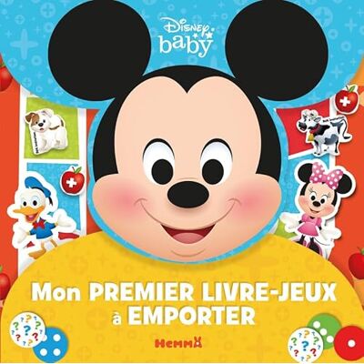 Collectif Disney Baby Mon premier livre-jeux à emporter Pochette de jeu avec stickers repositionnables Dès 3 ans - Publicité Collectif Disney Baby Mon premier livre-jeux à emporter Pochette de jeu avec stickers repositionnables Dès 3 ans - Publicité