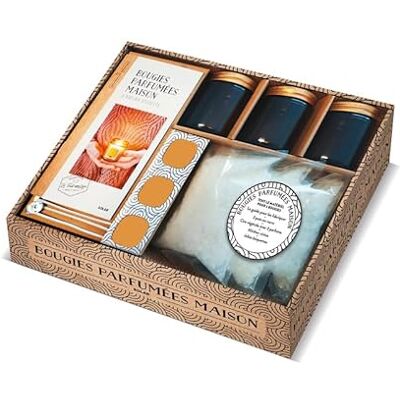 L'atelier d'odette Coffret bougies parfumées maison - Publicité L'atelier d'odette Coffret bougies parfumées maison - Publicité